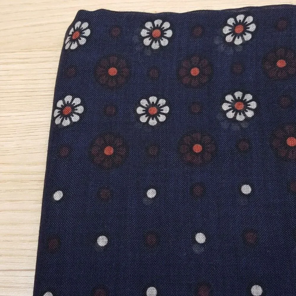 Bloomingdales floral navy